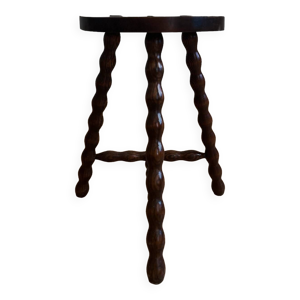 tabouret tripode brutaliste