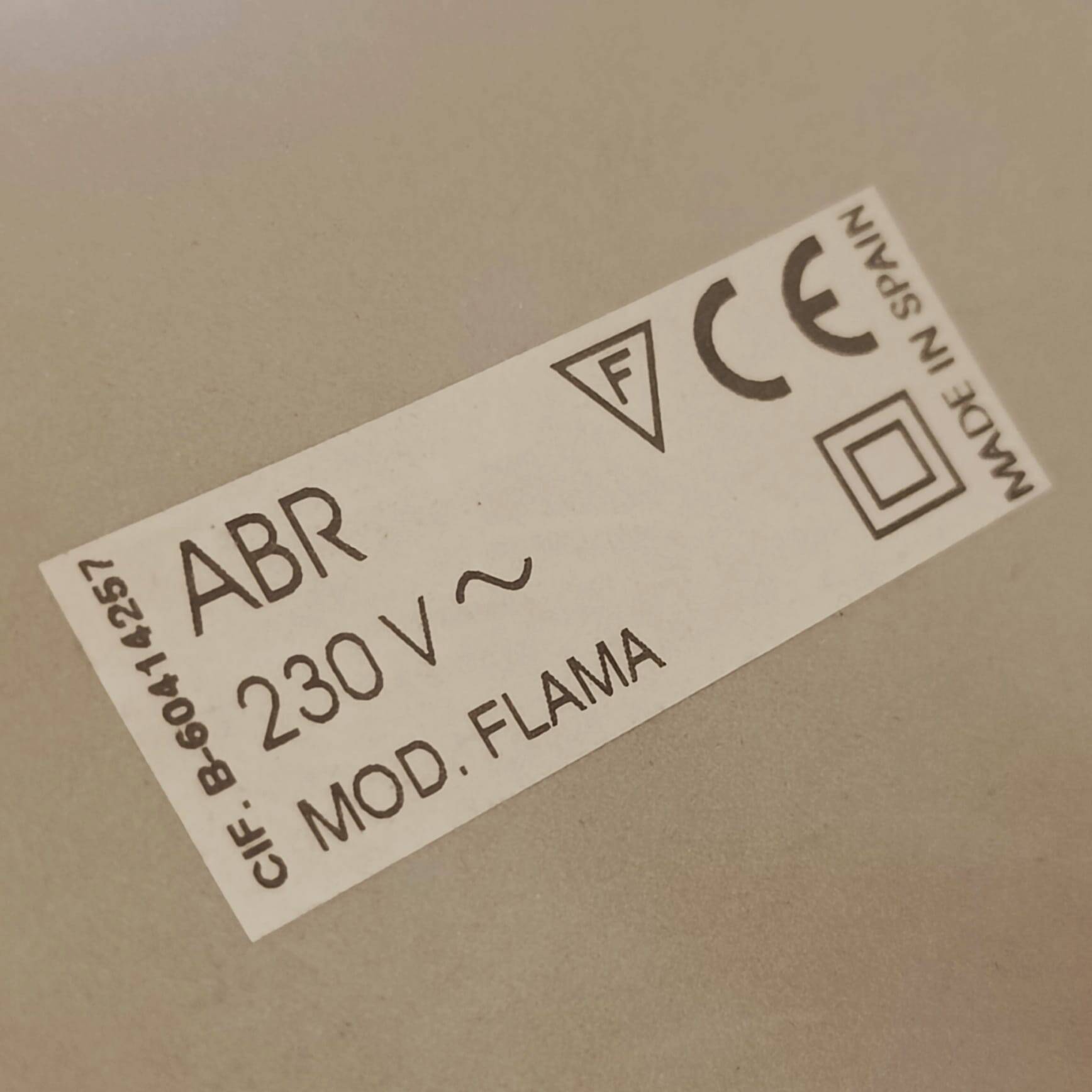 FLAMA Suspension lamp by Carles Riart for ABR, Spain, 1980's