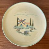 Large round dish signed lou sietoun