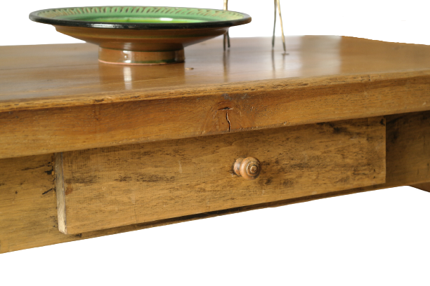 Solid oak table country 50s