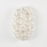 Bubble glass wall light by helena tynell for limburg, germany, 1960s