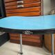 Pair of vintage blue Formica chairs