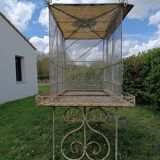 Aviary bird cage wrought iron 20th
