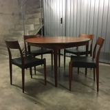 Danish Teak Dining Set by Arne Hovmand Olsen for Mogens Kold, 1950s