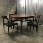 Danish Teak Dining Set by Arne Hovmand Olsen for Mogens Kold, 1950s