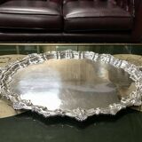 Large English silver plated tray from the 1930s