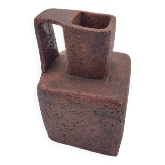 Small cubic stone carafe