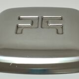 empty pocket monogrammed steel vintage design