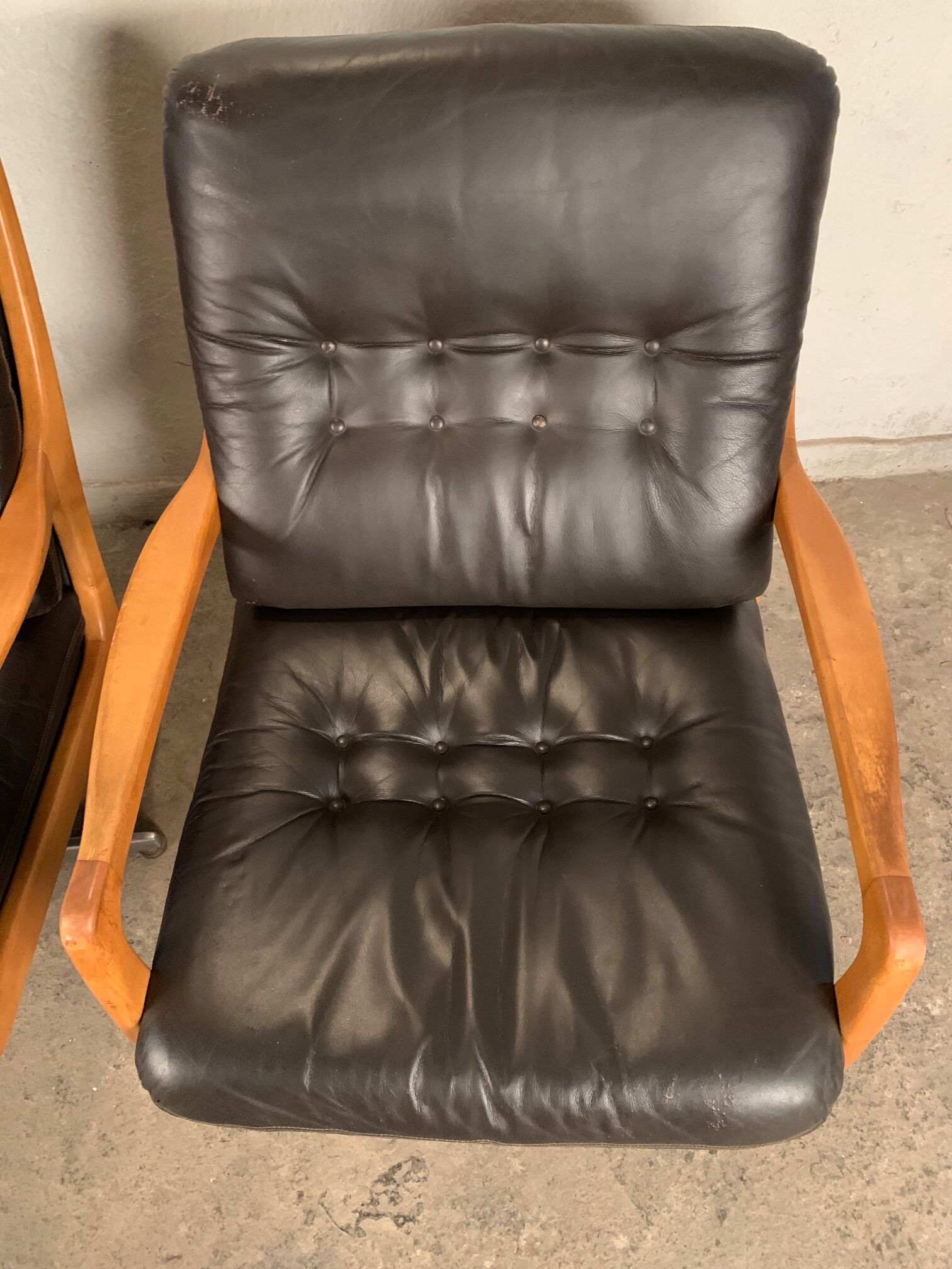 Paire de fauteuils designer Eugen Schmidt Soloform années 1960