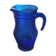 Midnight vintage glass carafe broc