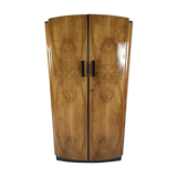 Art Deco Walnut Wardrobe by Jindřich Halabala for UP Závody, 1950s