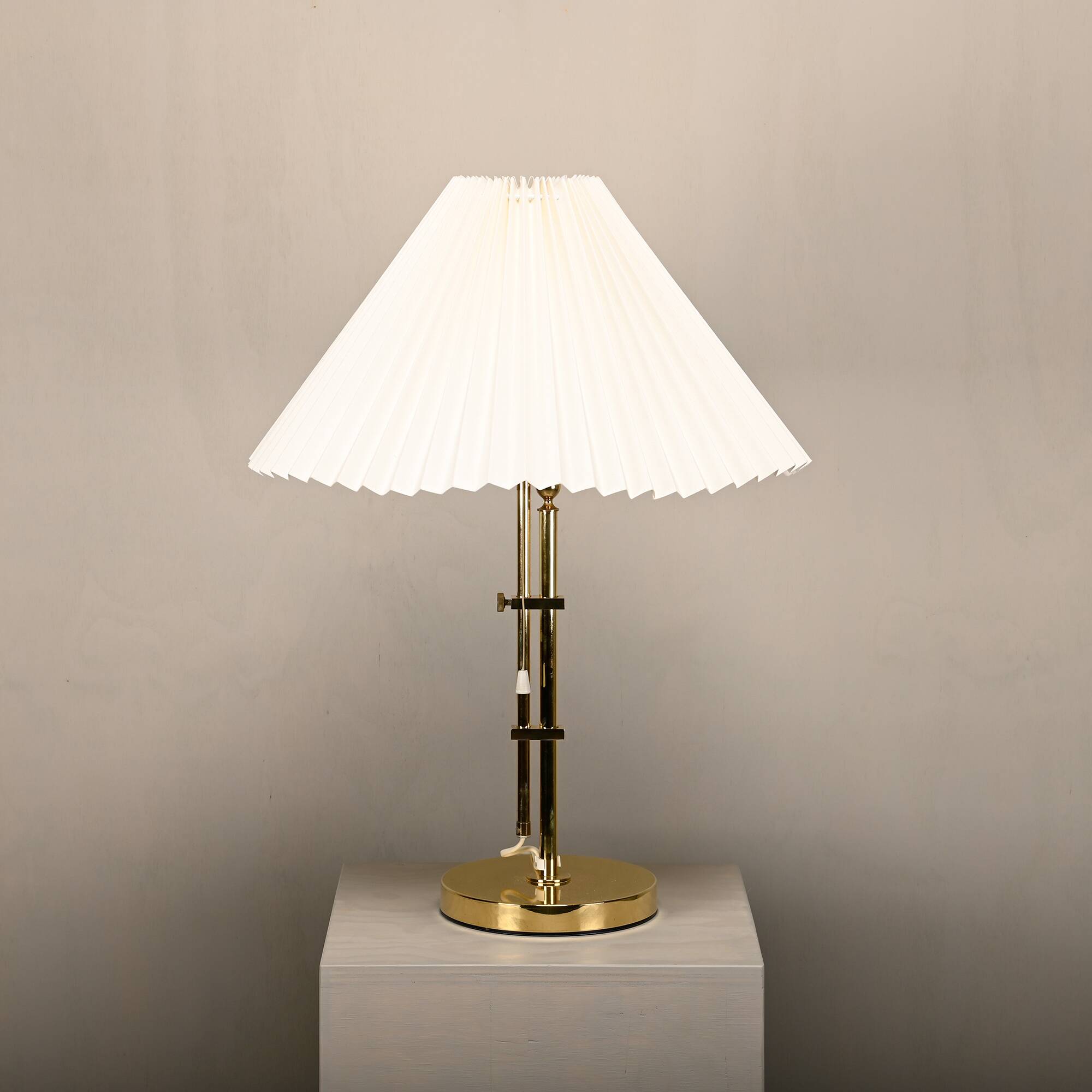 Brass Table Lamp B-131 adjustable in height by Bergboms, Sweden 1960s
