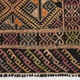 Yellow & Green Tribal Turkish Kilim Rug, 158x236Cm