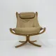 Falcon leather lounge chair by Sigurd Ressel for Vatne Møbler, 1970s