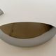 Pair of vintage wall lamp half moon, chrome, France 1970