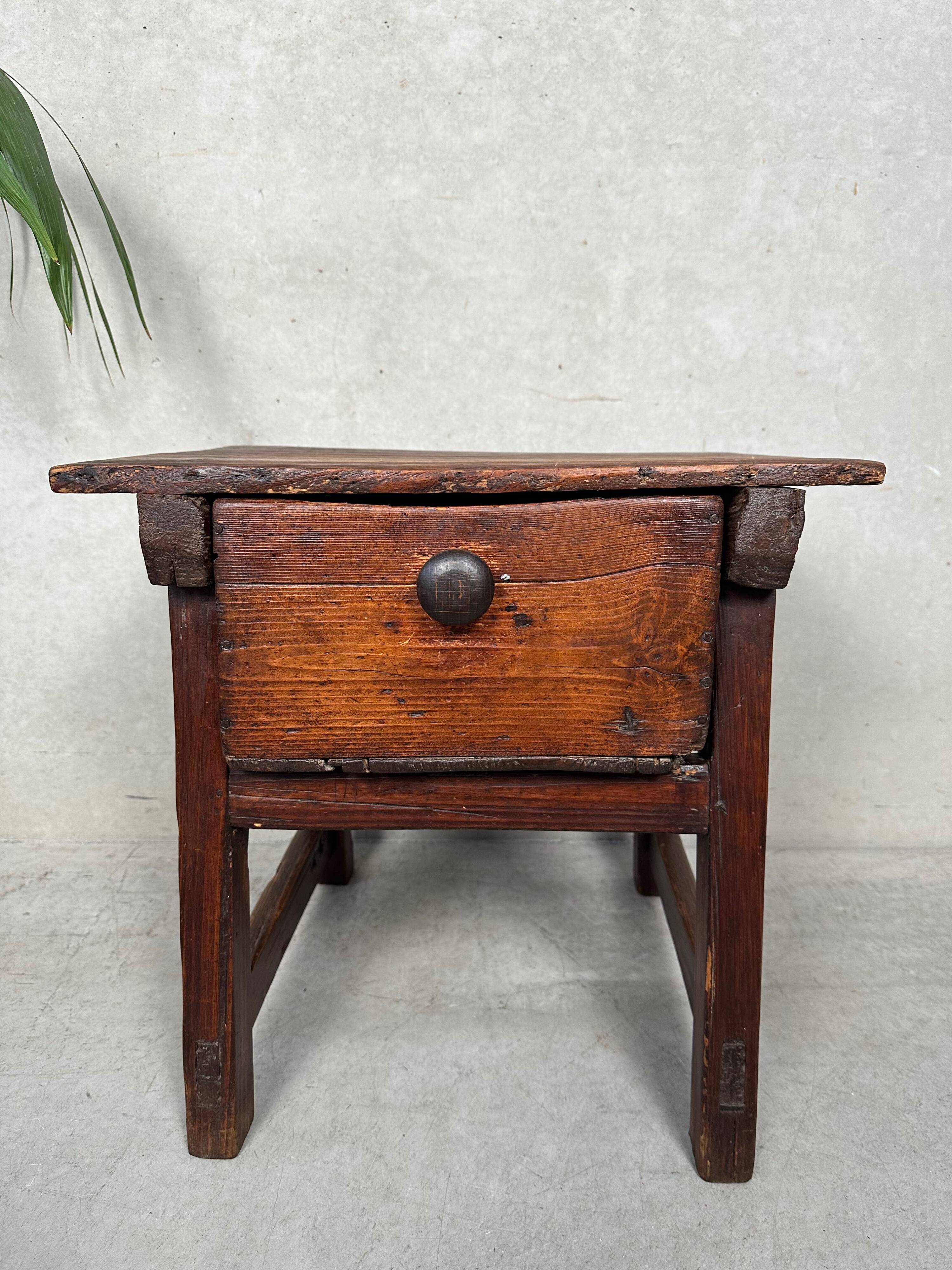 Brutalist side table
