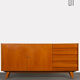 Wooden row by Jiroutek for Interier Praha, U-460, 1960