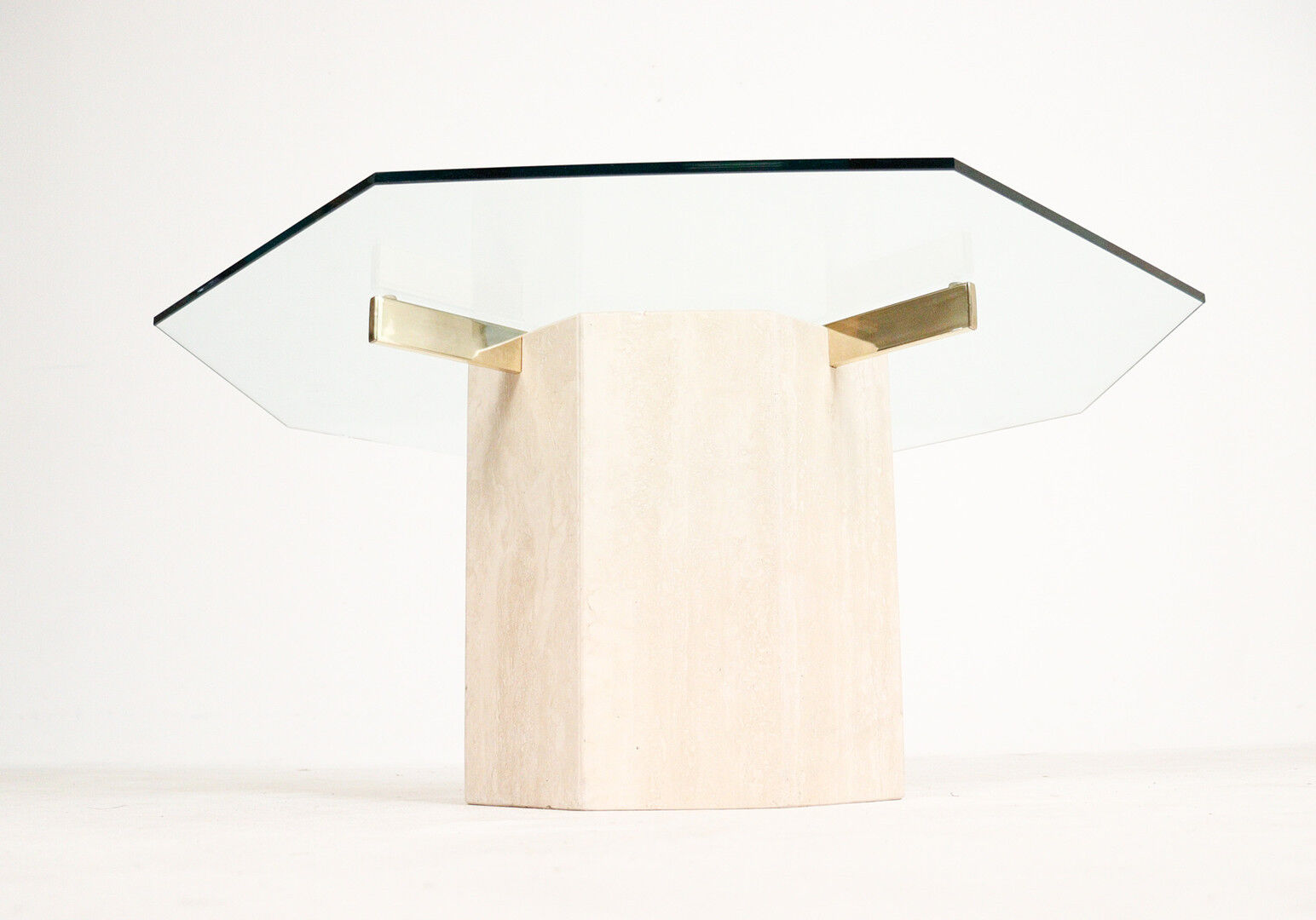 Artedi, travertine coffee table 1970s Italy
