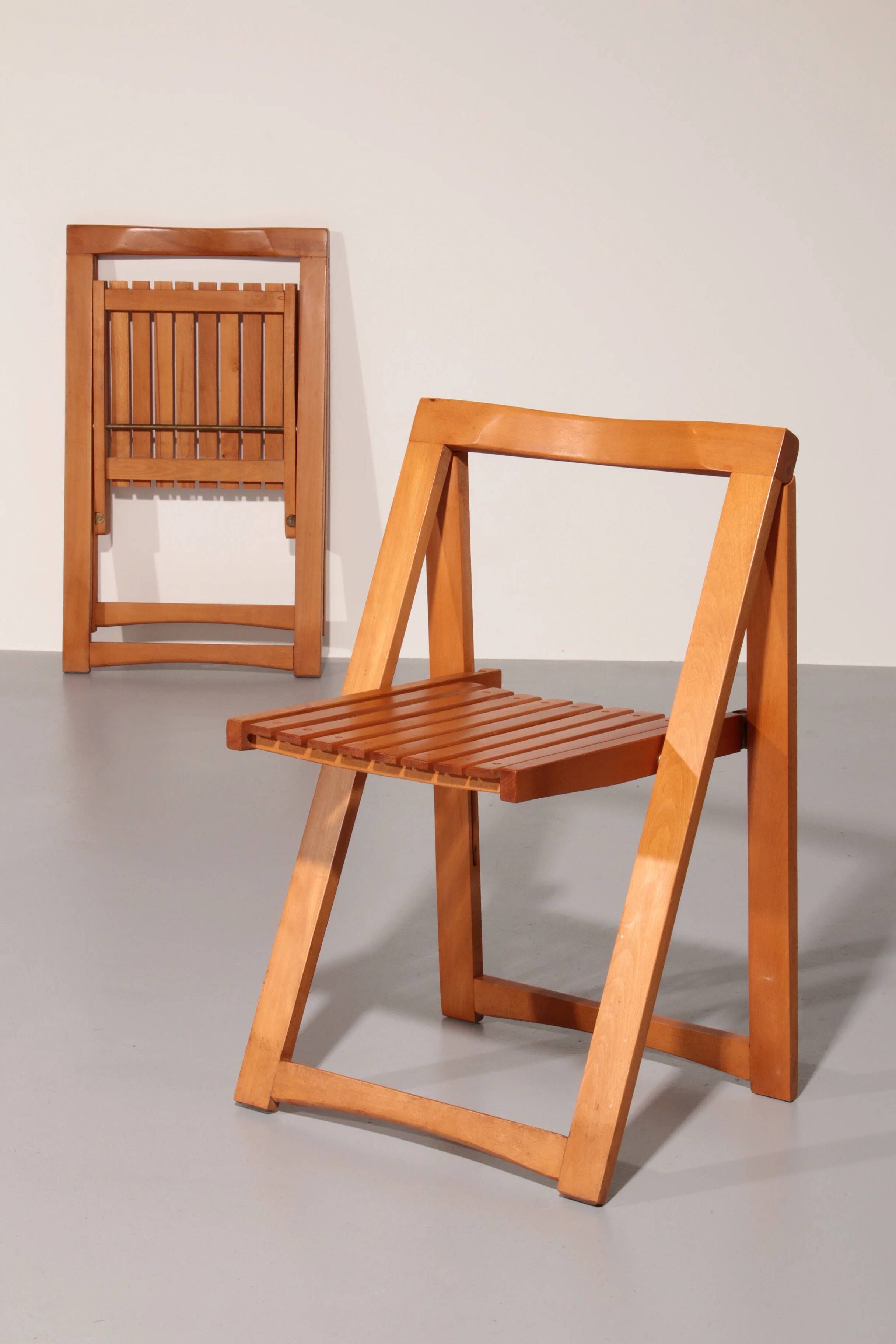 Chaises Trieste par Aldo Jacober pour Alberto Bazzani, années 1960.