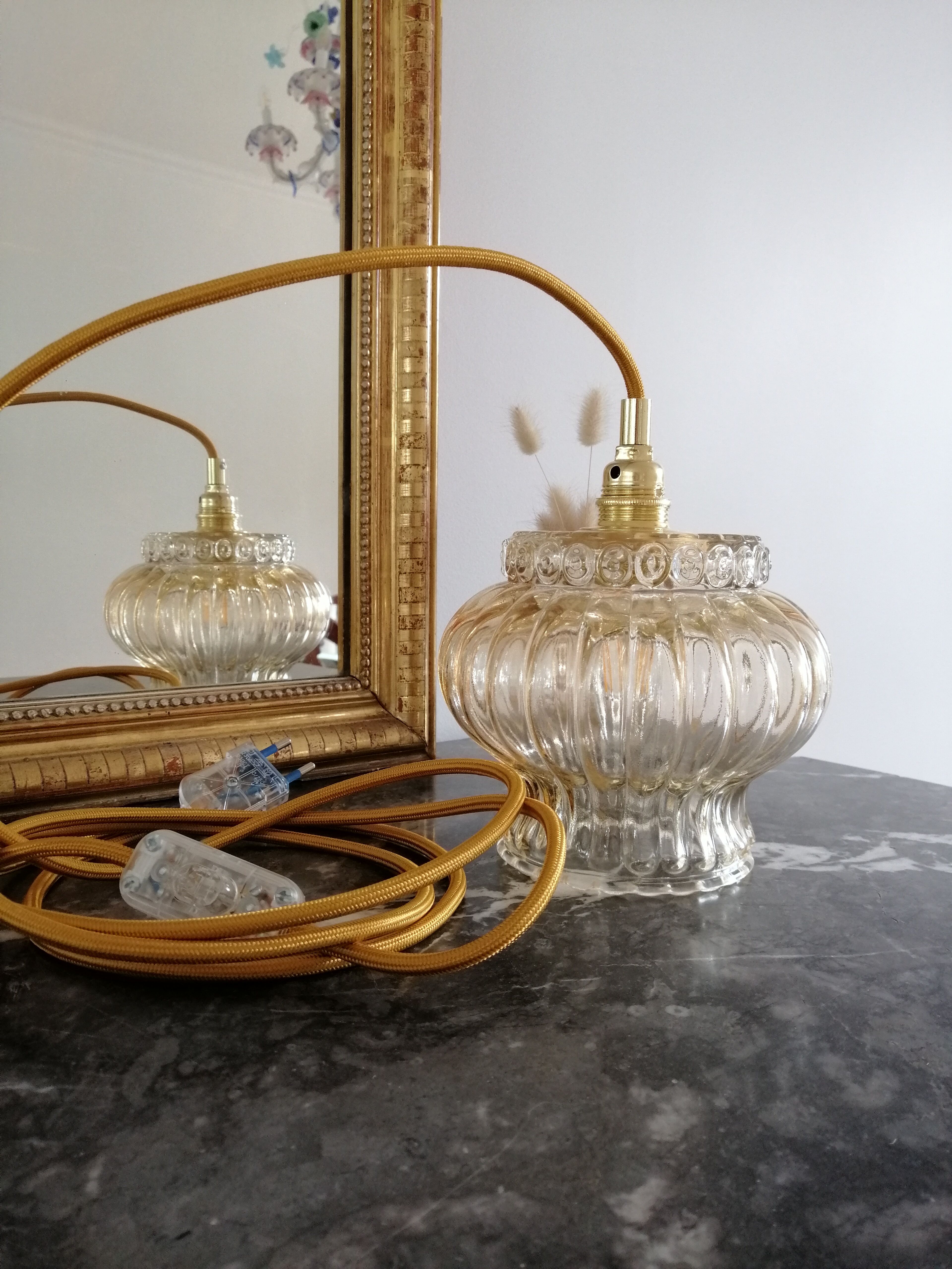 Vintage walking lamp