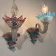 Murano glass wall lights from the 1960s