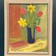 Original Swedish Oil On Panel – “Spring Bouquet” By K Lundquist – Vintage & Framed