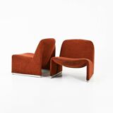 Pair of Alky Armchairs by Giancarlo Piretti for Anonima Castelli, 1970s