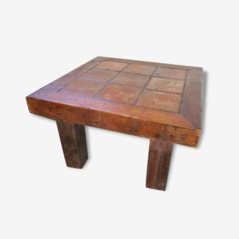 Rustic coffee table terracotta / terracotta coffee table