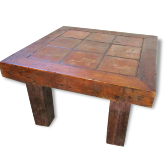 Rustic coffee table terracotta / terracotta coffee table