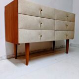 Vintage wooden chest of drawers