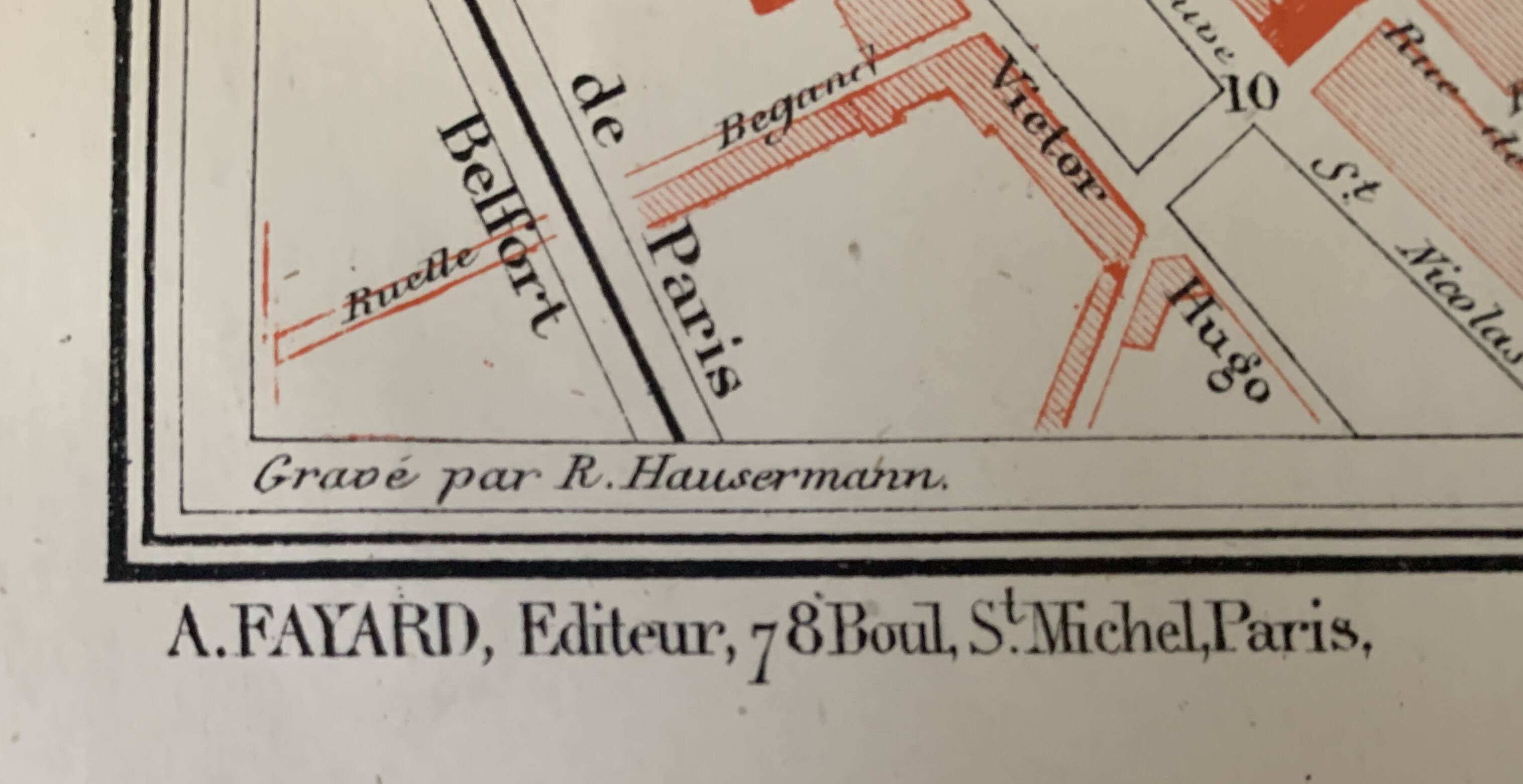 Old plan of Troyes – Arthème Fayard – National Atlas of Cities ✅