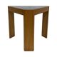 Vintage side table by Porada Arredi, 1970s wood and glass