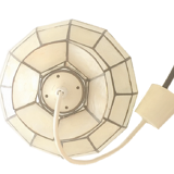 Suspension vintage nacre et laiton