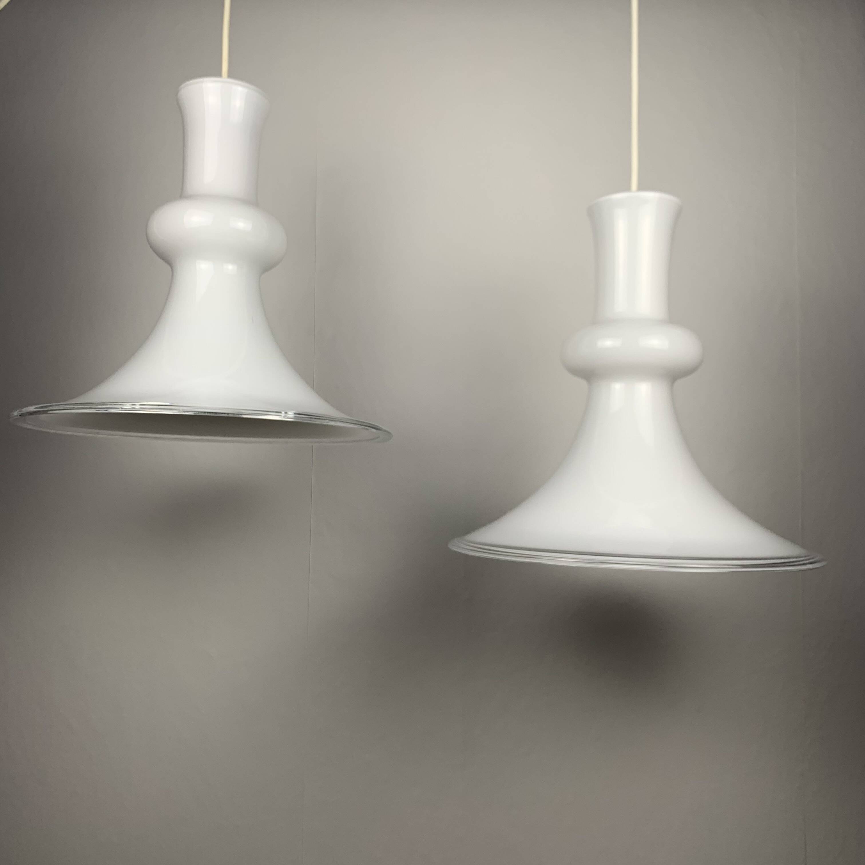 Duo suspension par Michael Bang pour Holmegaard, 1970