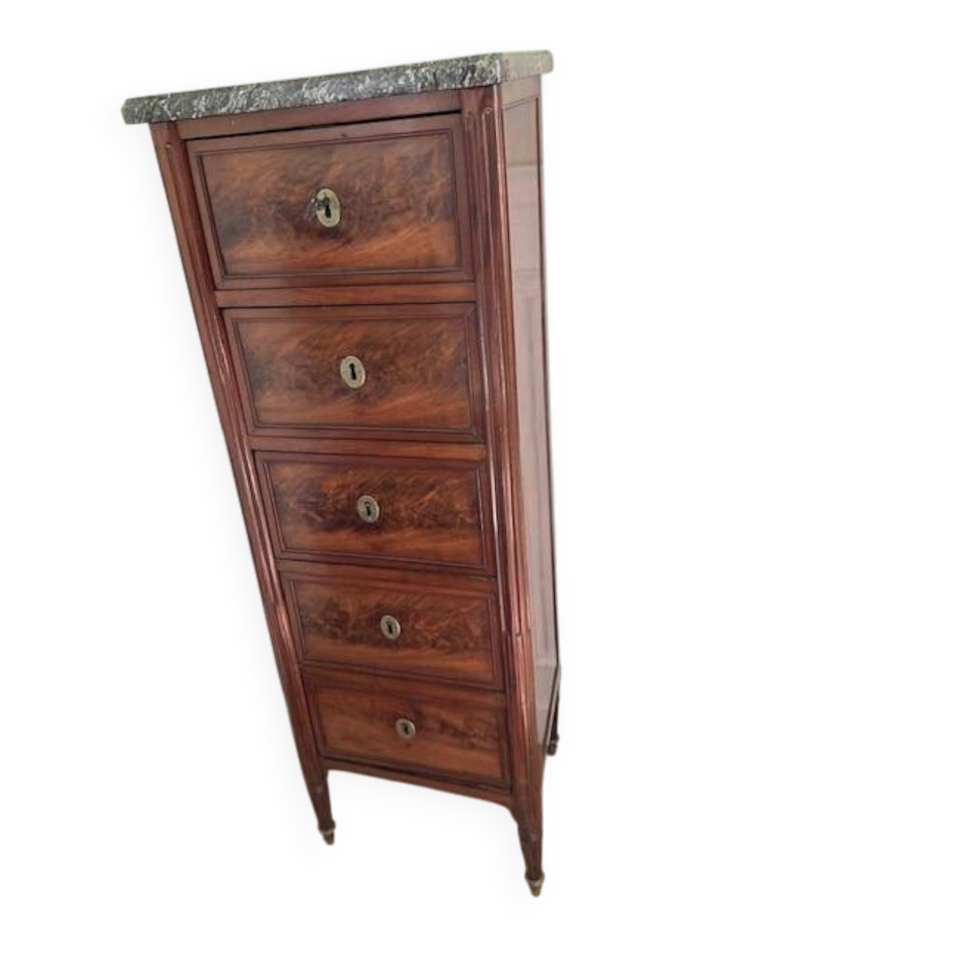 Chiffonnier Louis XVl en acajou