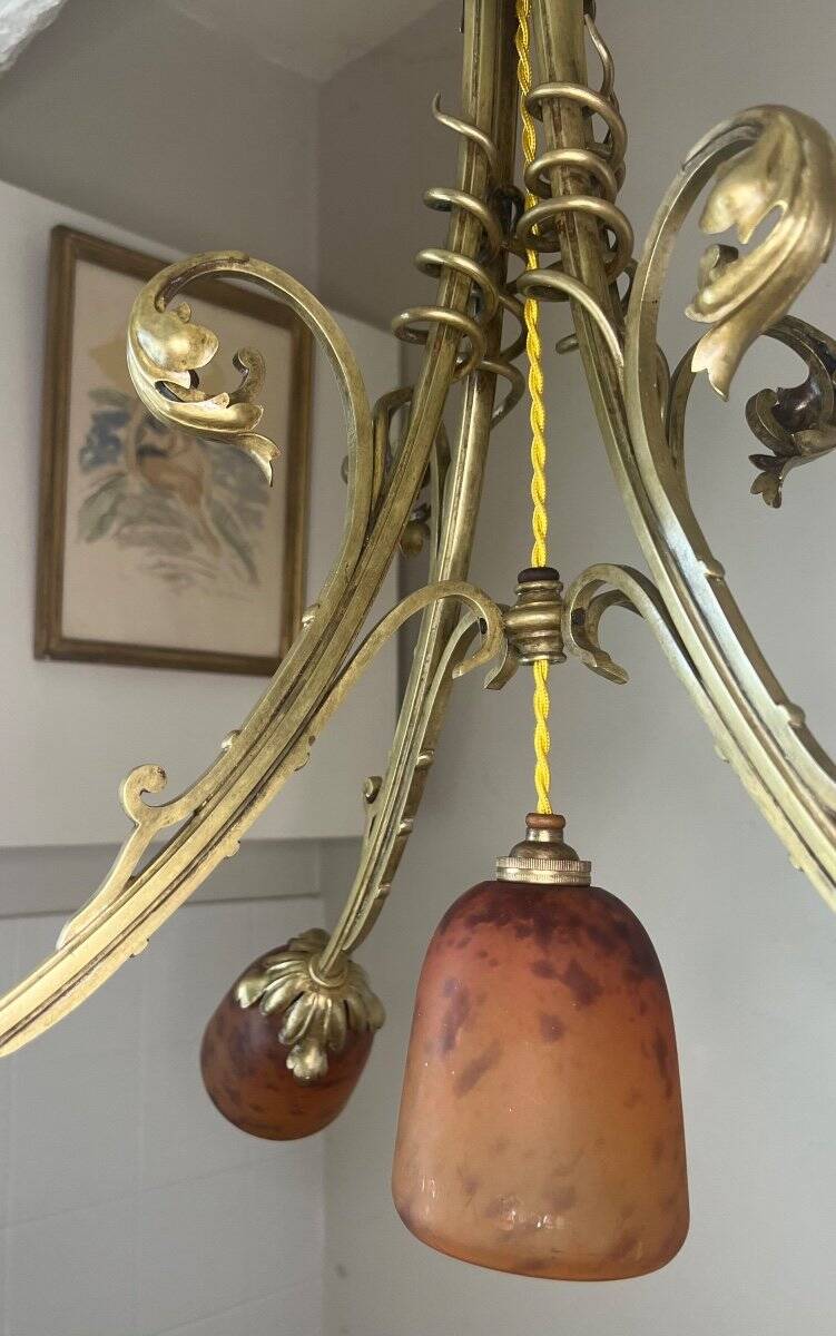 Lustre Art Nouveau Daum