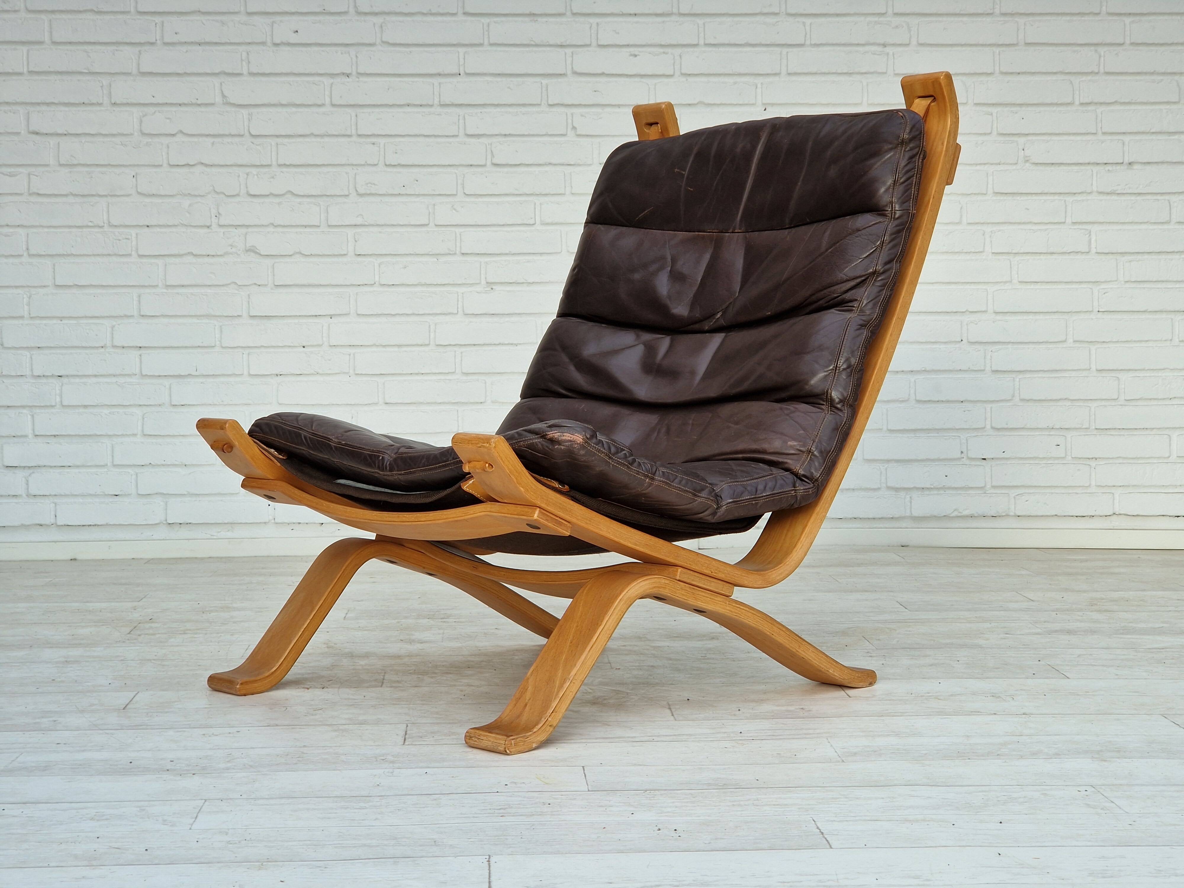 Fauteuil danois par Brammin Møbler années 70