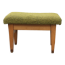 Vintage stool footstool wood 70s czechoslovakia