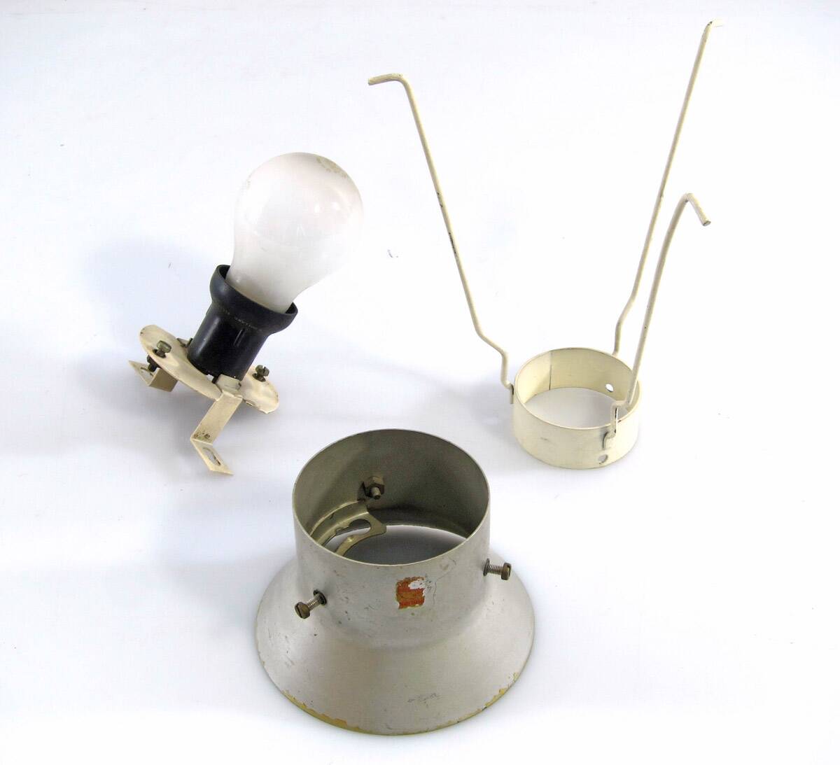 Philips Louis Kalff fifties vintage fiberglass ceiling lamp