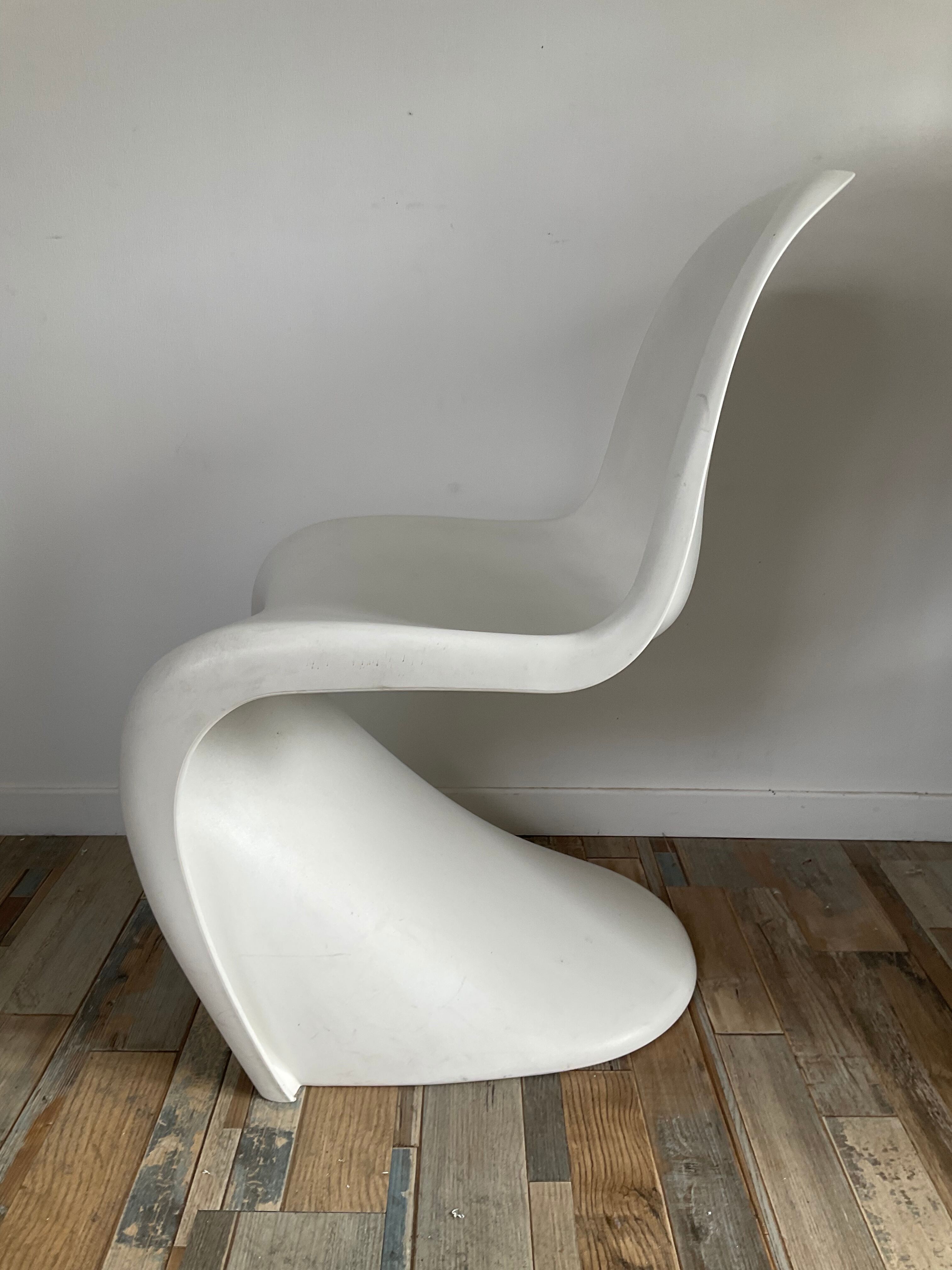 Series of 6 Verner Panton chairs for Vitra