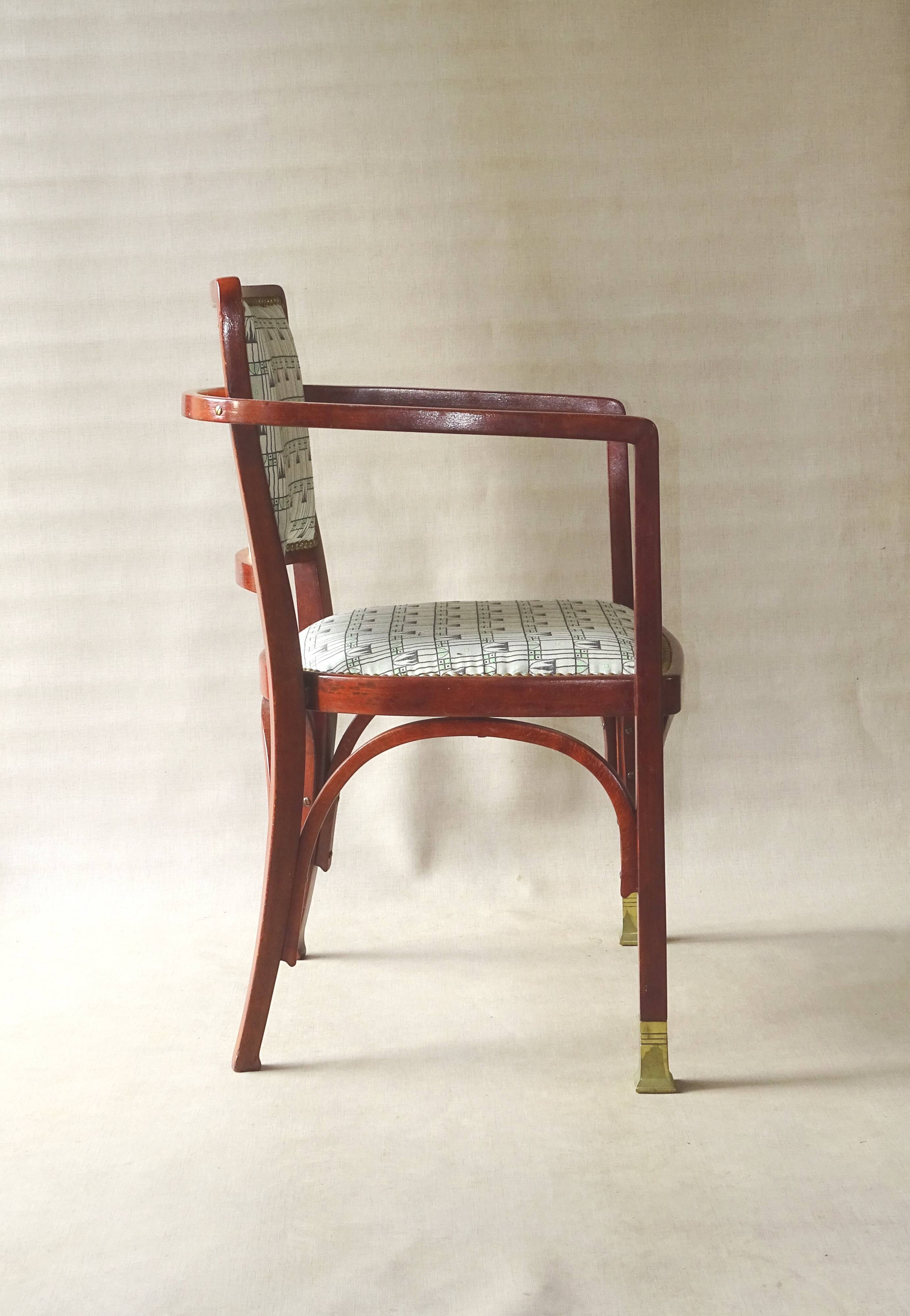 Kohn Armchair No. 719, Vienna Secession 1905 (Siegel /Moser)