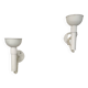 Pair of Marc Held wall lights, Arlus 1977