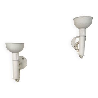 Pair of Marc Held wall lights, Arlus 1977