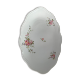 Plat ovale porcelaine de Limoges Lafarge
