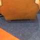 Pair of cubs Deco leather armchairs