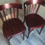 Paire de chaises bistrot vintage