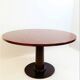 Macassar ebony round dining table Ø 128cm