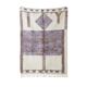 Berber wool rug in violet 200x300 cm