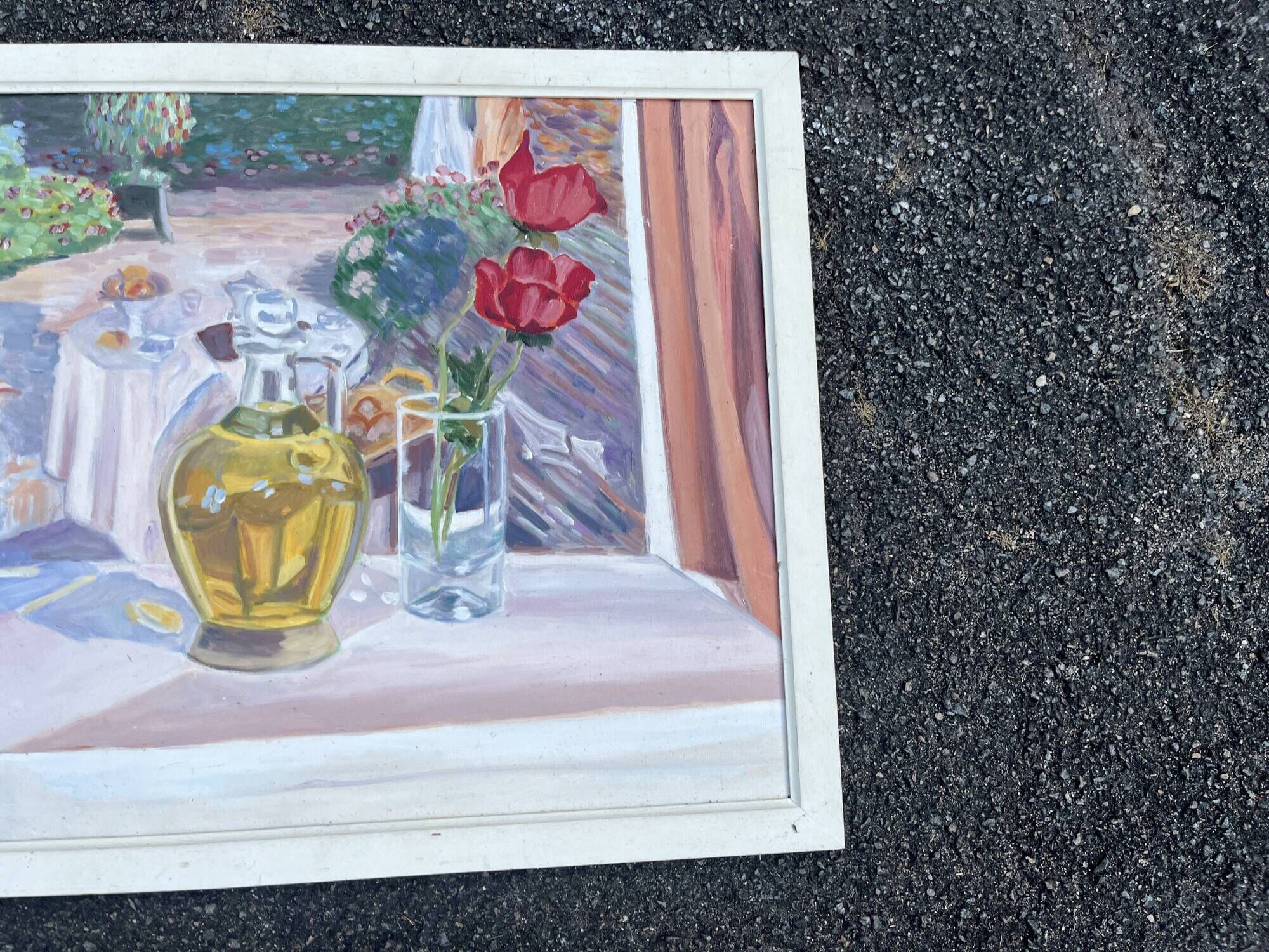Still life with vase and flowers – Signed Tulle 98