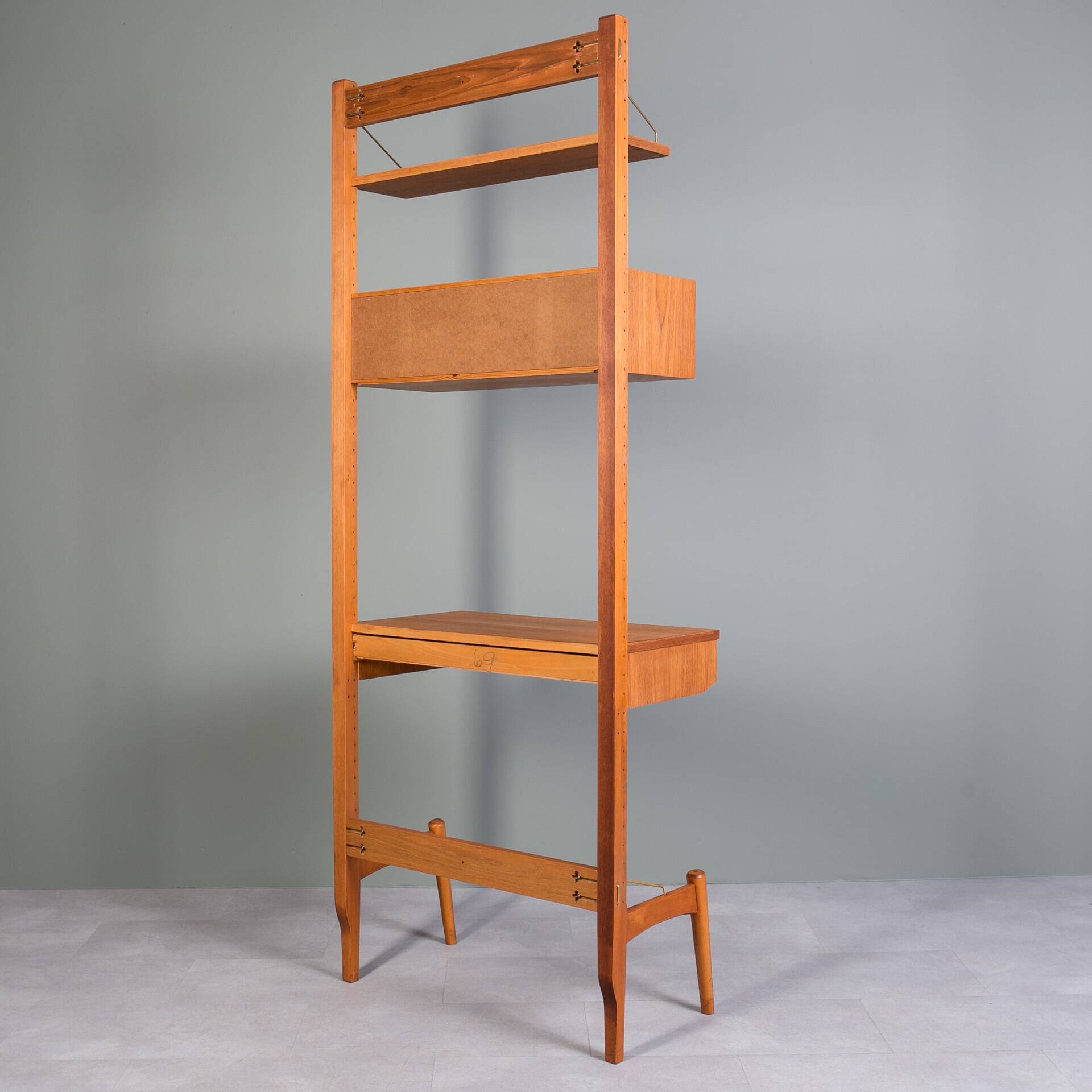 Teak Modular Wall Unit, Brodrene Jatog Mobelfabrik, Norway, 1960s